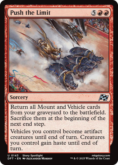 Push the Limit (143) (Aetherdrift) (Foil)