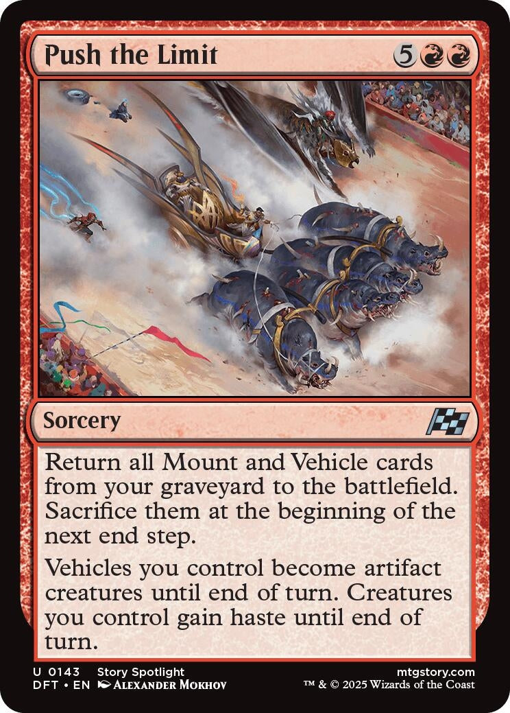 Push the Limit (143) (Aetherdrift) (Foil)