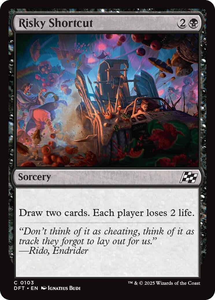 Risky Shortcut (103) (Aetherdrift) (Foil)
