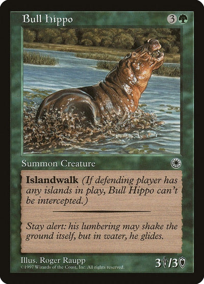Bull Hippo (Flavor Text) (POR)