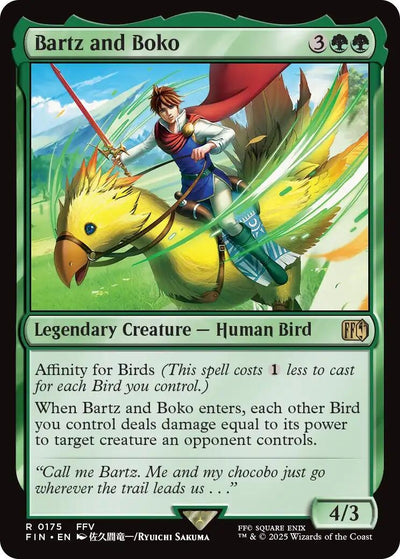 Bartz and Boko (175) (FINAL FANTASY) (Foil)