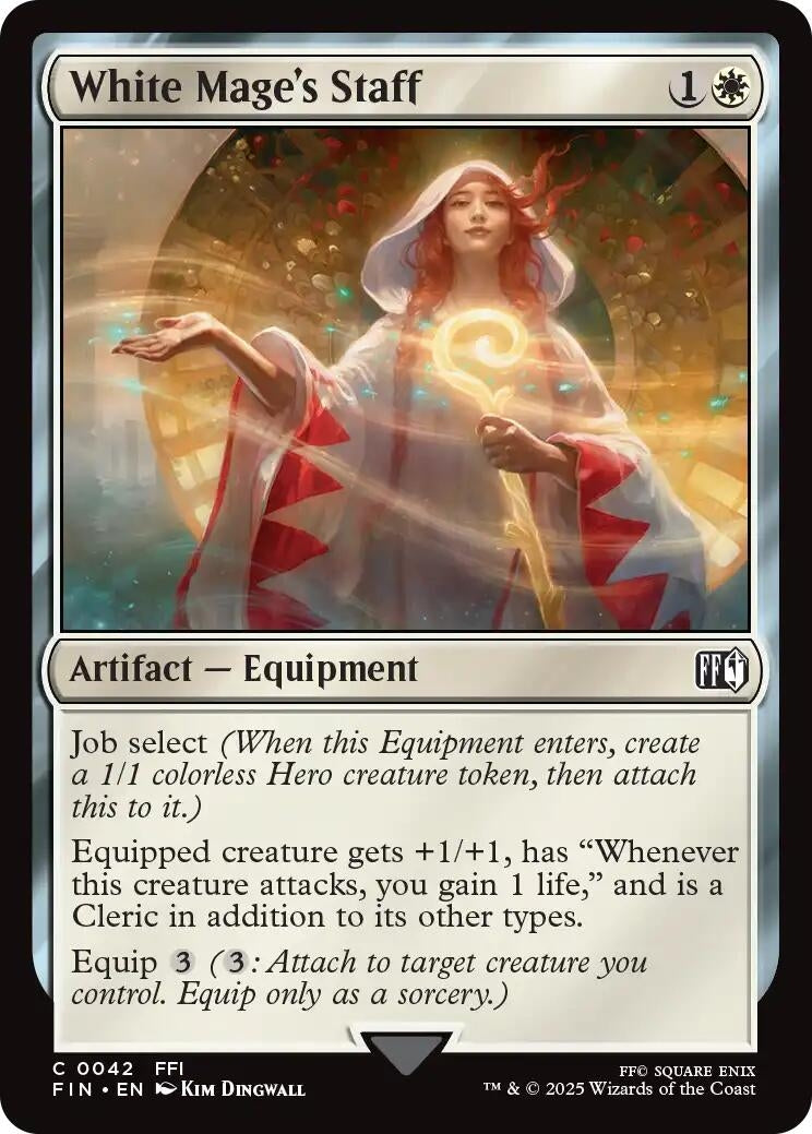 White Mage's Staff (42) (FINAL FANTASY) (Foil)