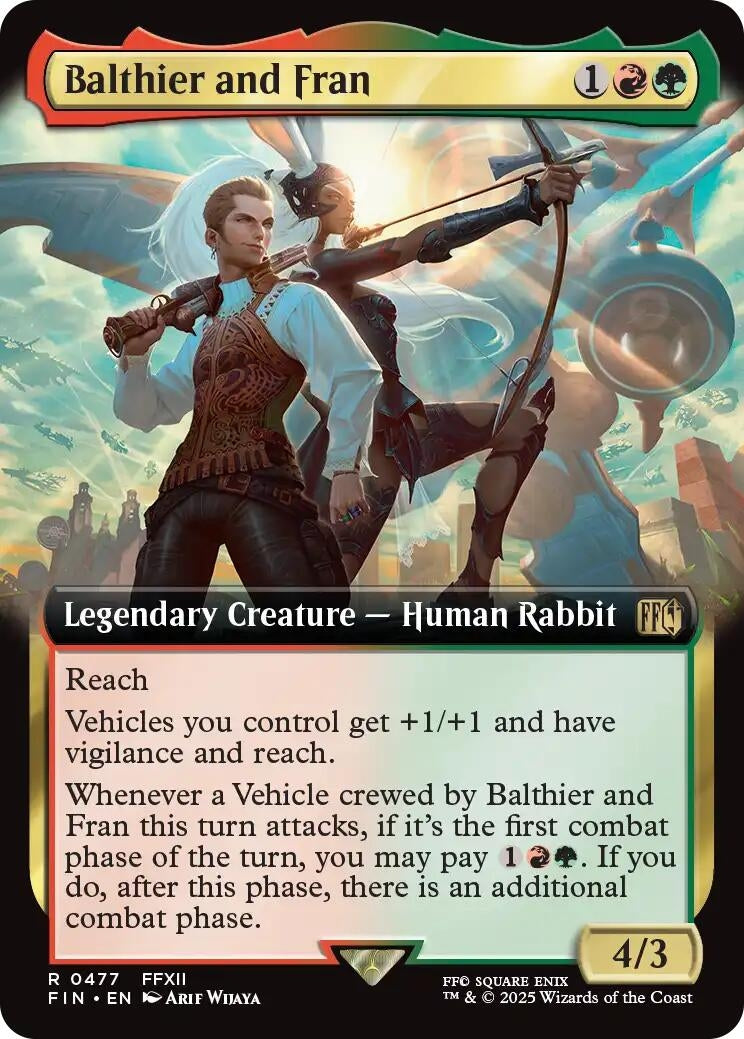 Balthier and Fran (Extended Art) (477) (FINAL FANTASY)