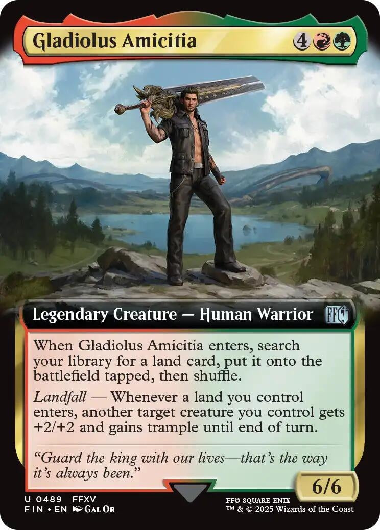 Gladiolus Amicitia (Extended Art) (489) (FINAL FANTASY)