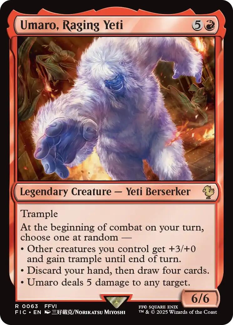 Umaro, Raging Yeti (63) (FINAL FANTASY)
