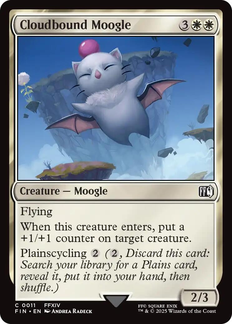 Cloudbound Moogle (11) (FINAL FANTASY) (Foil)