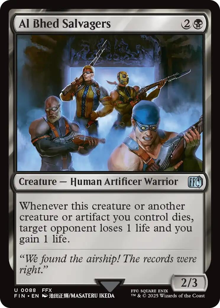 Al Bhed Salvagers (88) (FINAL FANTASY) (Foil)