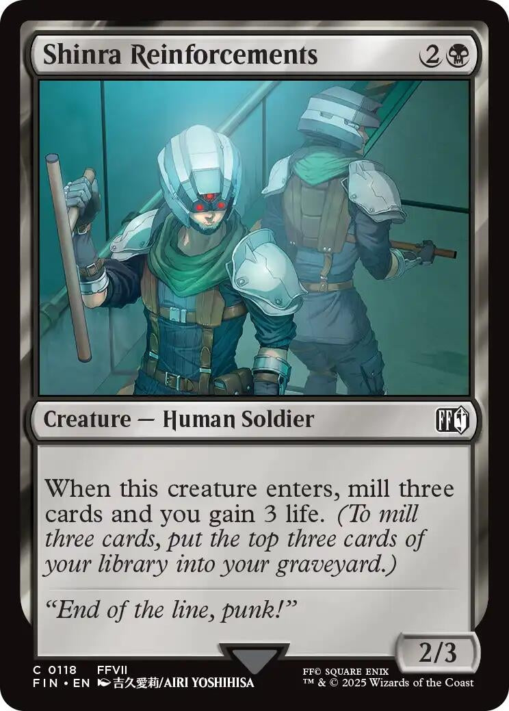Shinra Reinforcements (118) (FINAL FANTASY) (Foil)