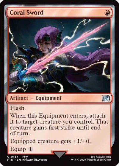 Coral Sword (134) (FINAL FANTASY) (Foil)
