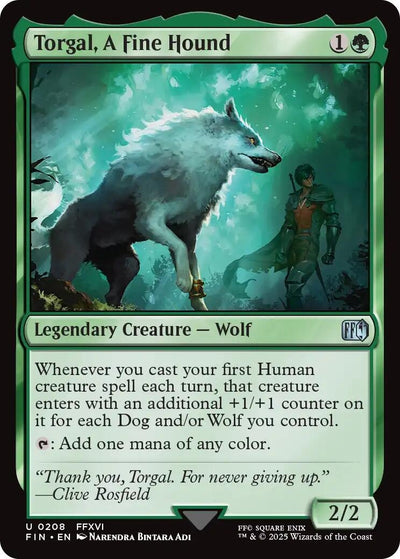 Torgal, A Fine Hound (208) (FINAL FANTASY) (Foil)