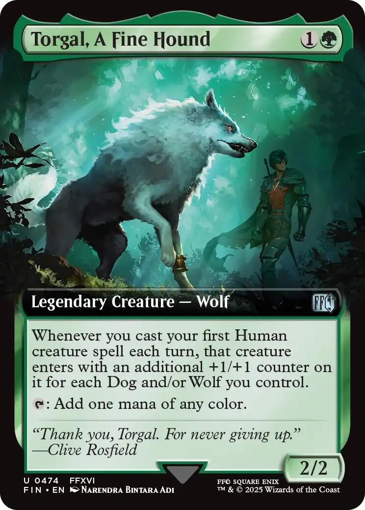 Torgal, A Fine Hound (Extended Art) (474) (FINAL FANTASY)