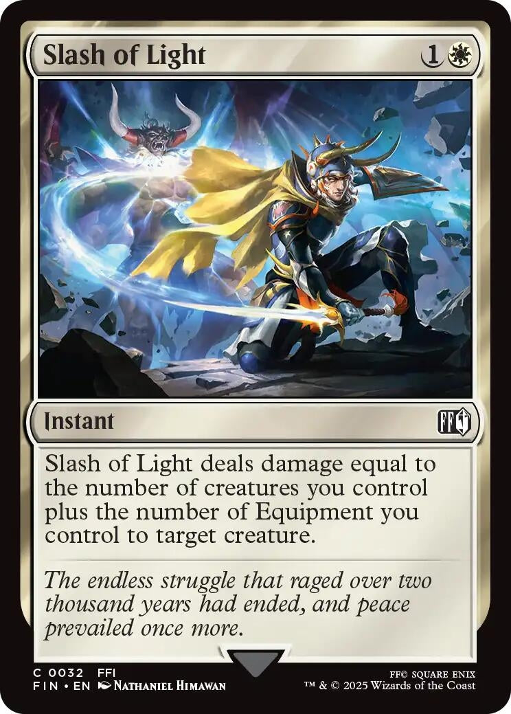 Slash of Light (32) (FINAL FANTASY) (Foil)