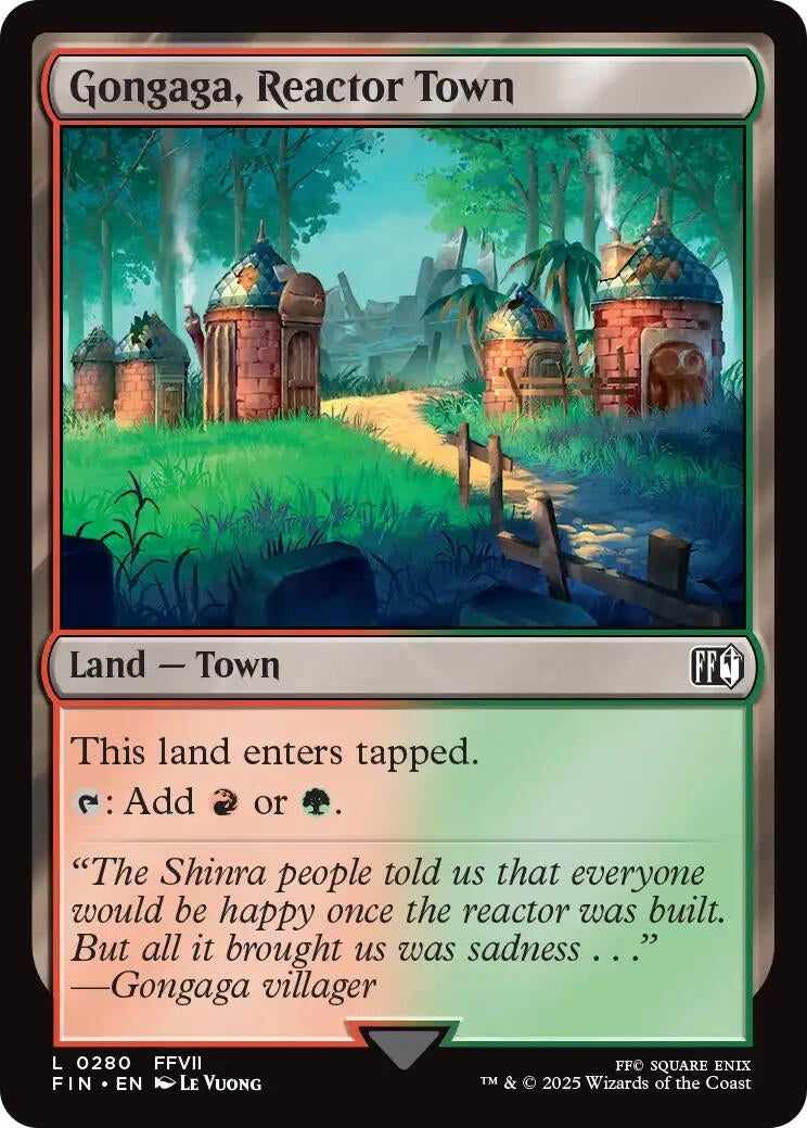Gongaga, Reactor Town (280) (FINAL FANTASY) (Foil)