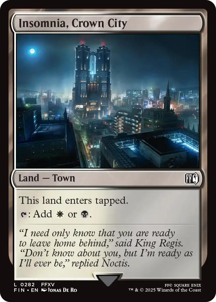 Insomnia, Crown City (282) (FINAL FANTASY) (Foil)
