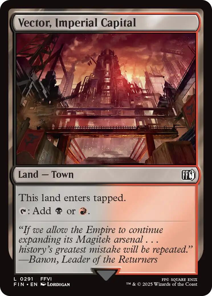 Vector, Imperial Capital (291) (FINAL FANTASY) (Foil)