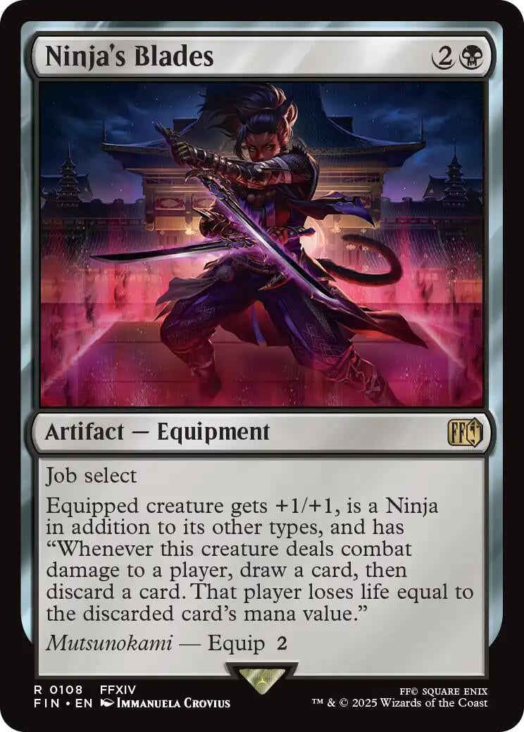 Ninja's Blades (108) (FINAL FANTASY) (Foil)