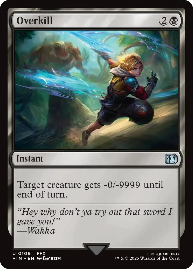 Image for Overkill (109) (FINAL FANTASY) - Magic: The Gathering