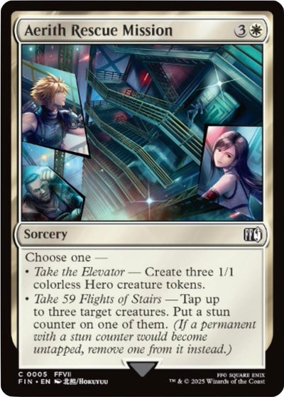 Aerith Rescue Mission (5) (FINAL FANTASY) (Foil)