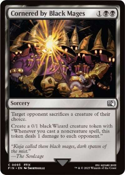 Cornered by Black Mages (93) (FINAL FANTASY) (Foil)