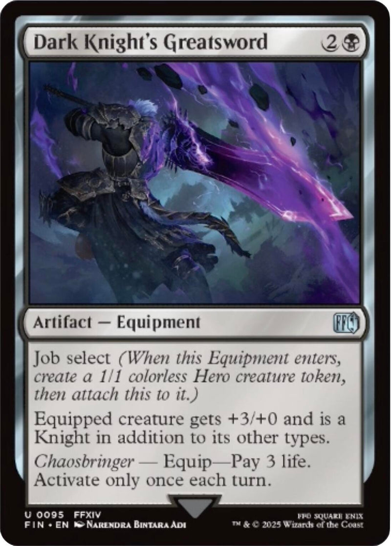 Dark Knight's Greatsword (95) (FINAL FANTASY) (Foil)