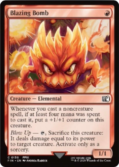 Blazing Bomb (130) (FINAL FANTASY) (Foil)