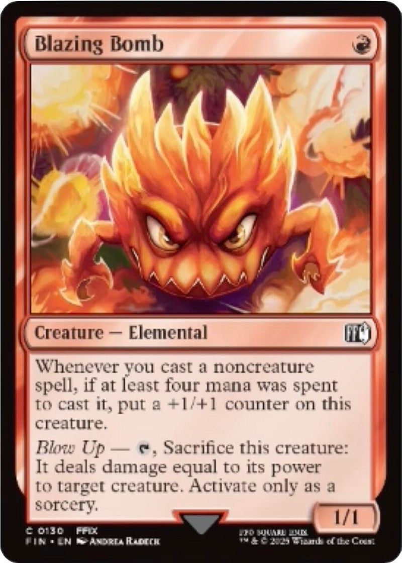 Blazing Bomb (130) (FINAL FANTASY) (Foil)