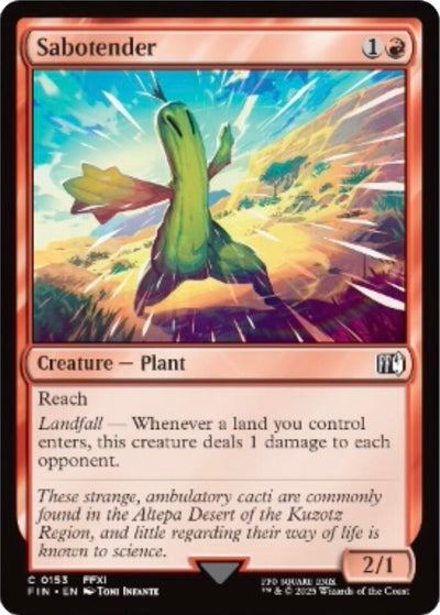 Sabotender (153) (FINAL FANTASY) (Foil)