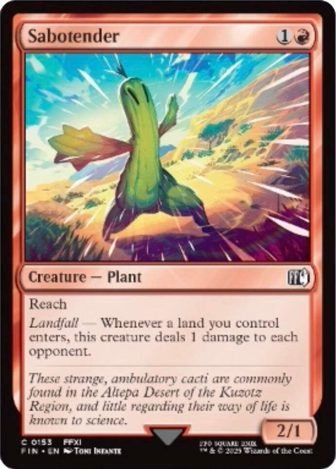 Sabotender (153) (FINAL FANTASY) (Foil)