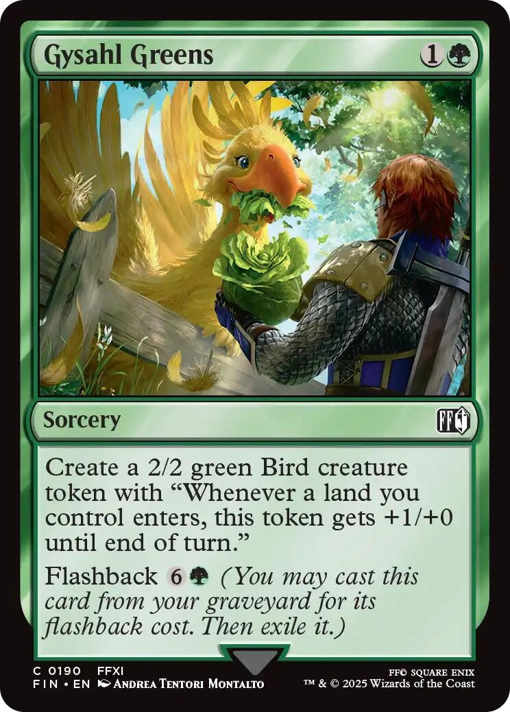 Gysahl Greens (190) (FINAL FANTASY) (Foil)