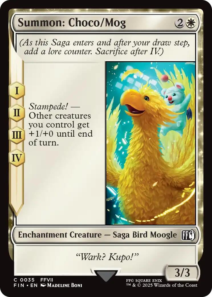 Summon: Choco/Mog (35) (FINAL FANTASY)
