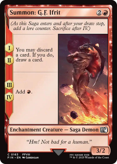 Summon: G.F. Ifrit (163) (FINAL FANTASY) (Foil)