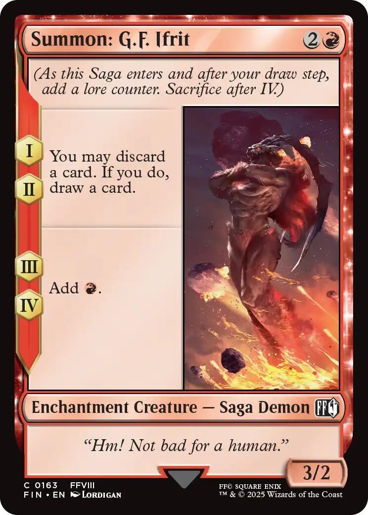 Summon: G.F. Ifrit (163) (FINAL FANTASY) (Foil)