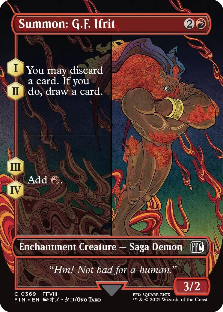 Summon: G.F. Ifrit (Borderless) (369) (FINAL FANTASY)