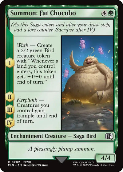 Summon: Fat Chocobo (202) (FINAL FANTASY) (Foil)