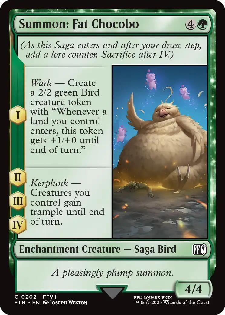 Summon: Fat Chocobo (202) (FINAL FANTASY) (Foil)
