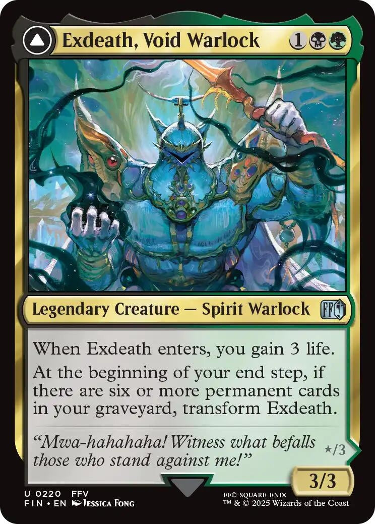 Exdeath, Void Warlock (220) (FINAL FANTASY) (Foil)
