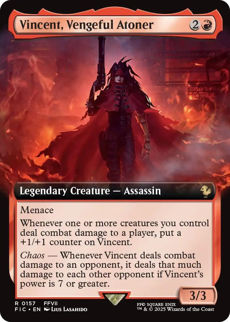 Vincent, Vengeful Atoner (Extended Art) (157) (FINAL FANTASY)