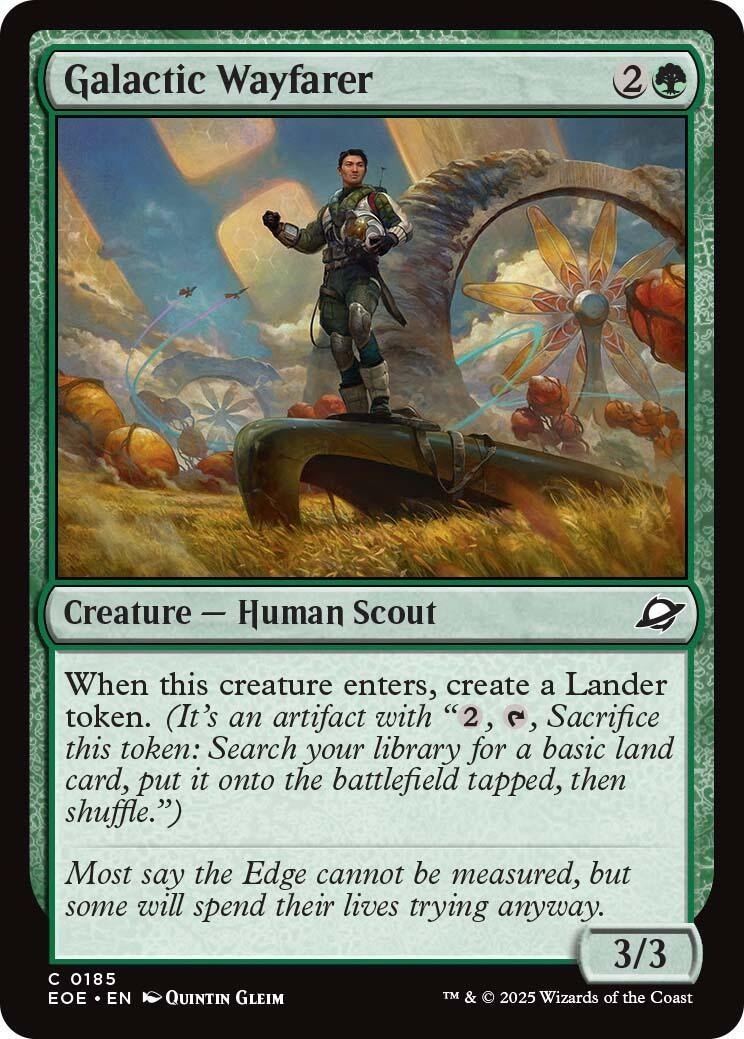 Image for Galactic Wayfarer (185) (Edge of Eternities) (Foil) - Magic: The Gathering
