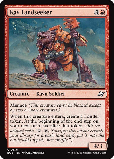 Kav Landseeker (138) (Edge of Eternities) (Foil)