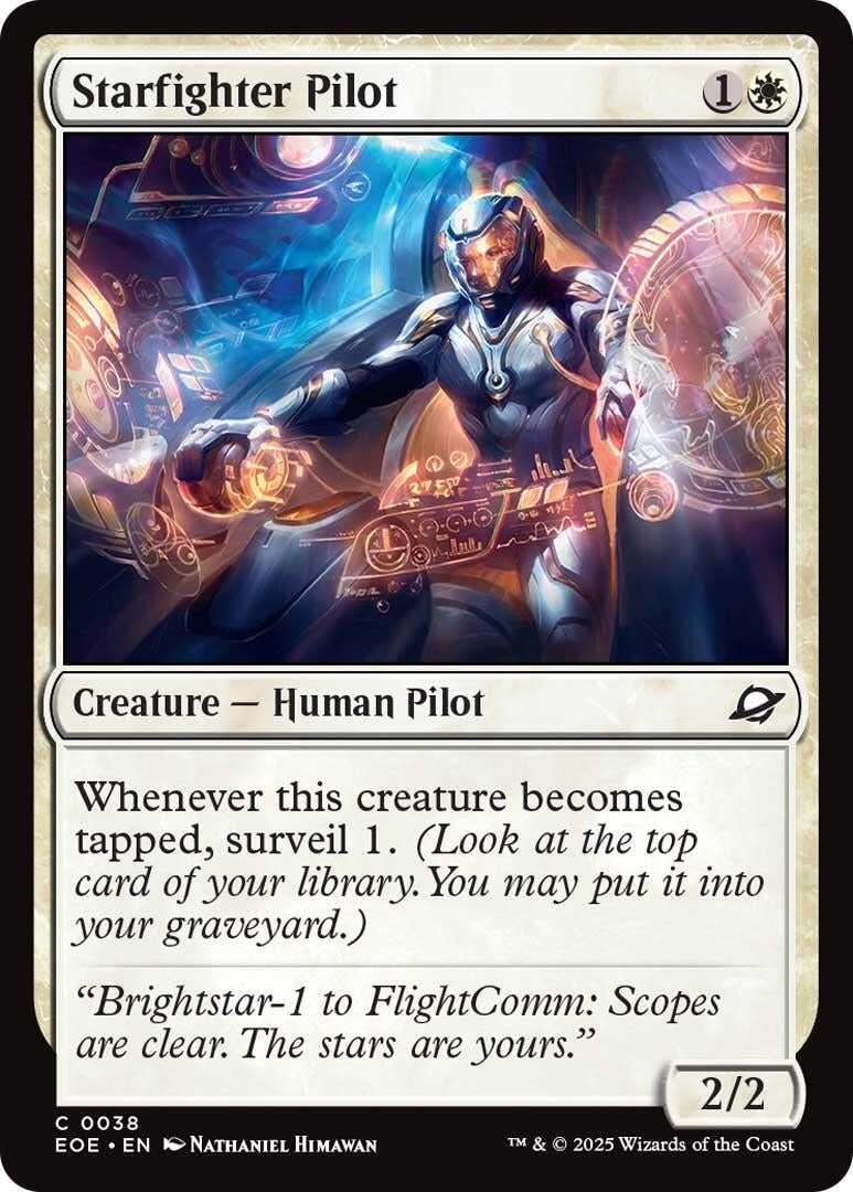 Image for Starfighter Pilot (38) (Edge of Eternities) (Foil) - Magic: The Gathering