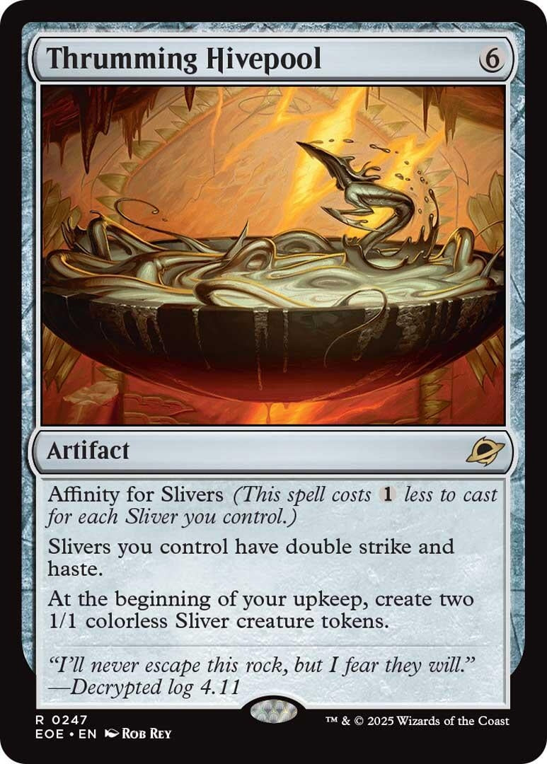 Image for Thrumming Hivepool (247) (Edge of Eternities) (Foil) - Magic: The Gathering