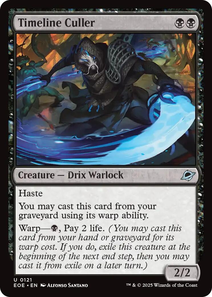 Image for Timeline Culler (121) (Edge of Eternities) (Foil) - Magic: The Gathering