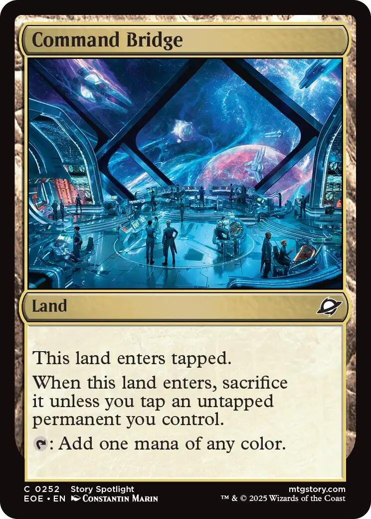 Image for Command Bridge (252) (Edge of Eternities) (Foil) - Magic: The Gathering