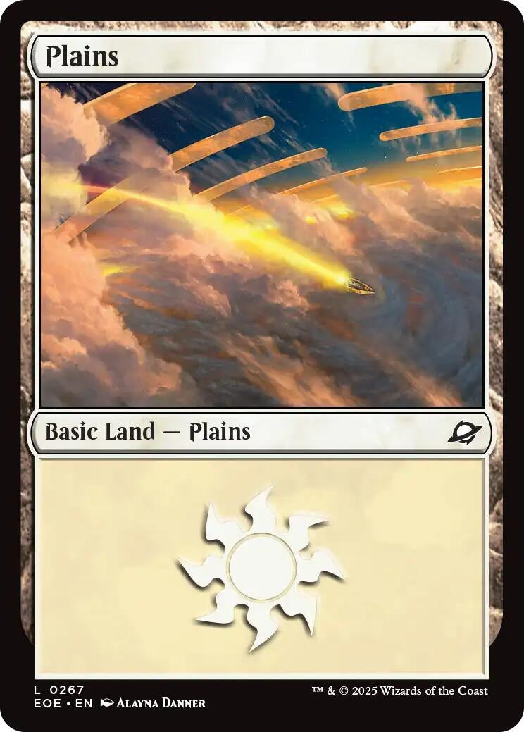 Image for Plains (0267) (267) (Edge of Eternities) (Foil) - Magic: The Gathering