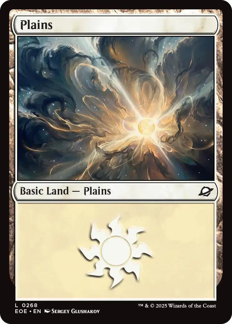 Image for Plains (0268) (268) (Edge of Eternities) (Foil) - Magic: The Gathering
