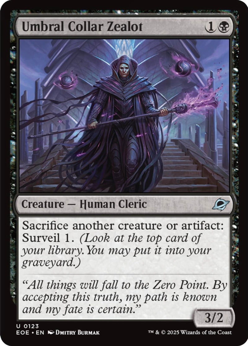 Image for Umbral Collar Zealot (123) (Edge of Eternities) - Magic: The Gathering