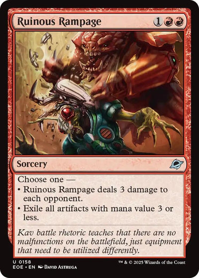 Ruinous Rampage (158) (Edge of Eternities)