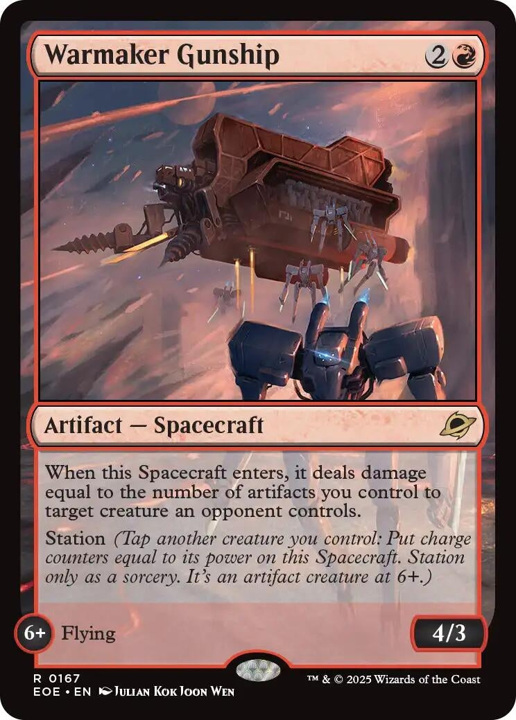 Image for Warmaker Gunship (167) (Edge of Eternities) - Magic: The Gathering