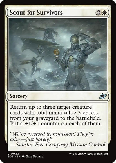 Scout for Survivors (33) (Edge of Eternities) (Foil)
