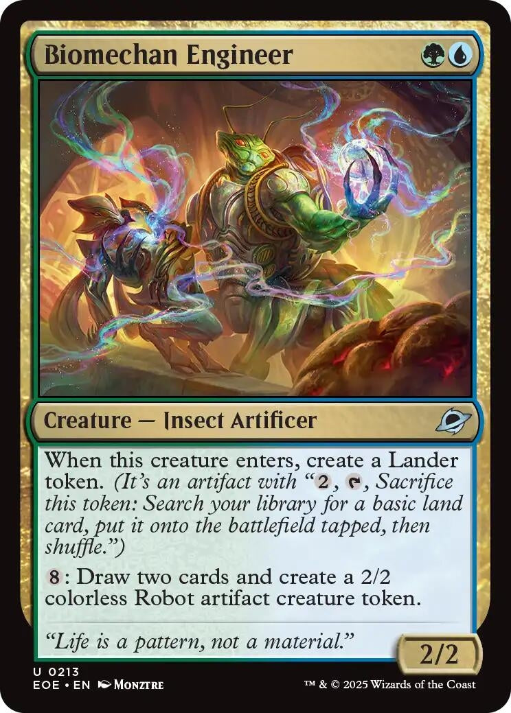 Image for Biomechan Engineer (213) (Edge of Eternities) (Foil) - Magic: The Gathering